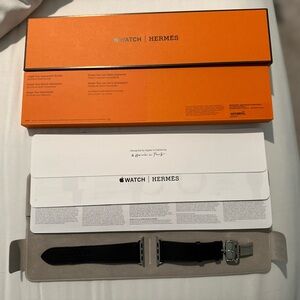 GENUINE HERME’S APPLE WATCH STRAP WITH DEPLOYMENT BUCKLE